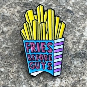 Fries before guys brooch lapel pin backpack pin‎ hat pin